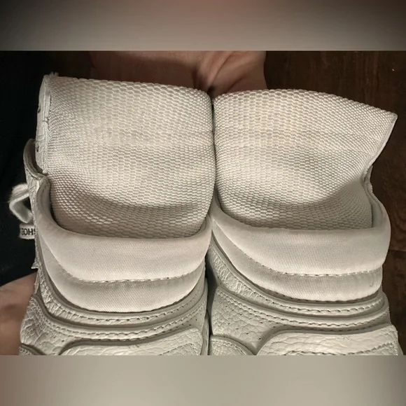 Off White Off-Court 3.0 Leather High Top Sneakers White size 40